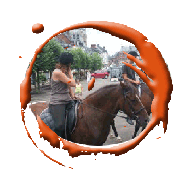 Aumale à cheval
