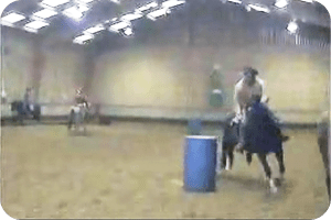 Barrel racing à Beaufresne